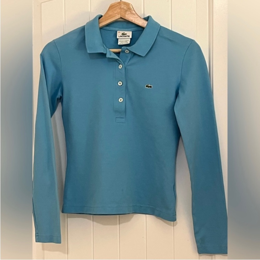 Women’s long sleeve Lacoste polo